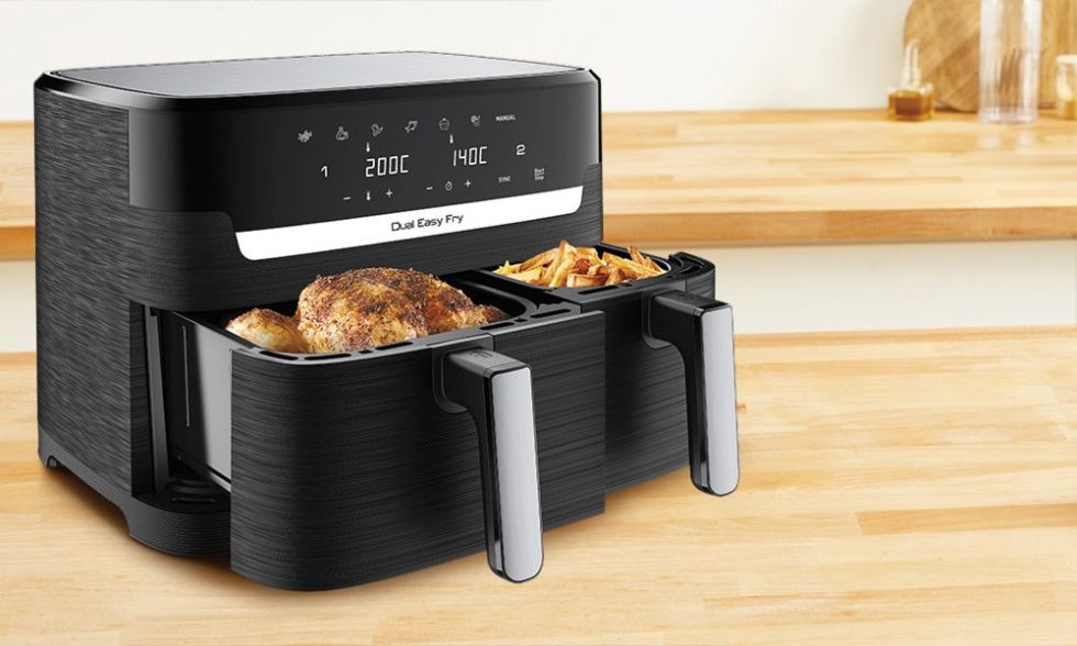 Test, Avis Moulinex Easy Fry Dual : La Friteuse Pour Famille Nombreuse ...