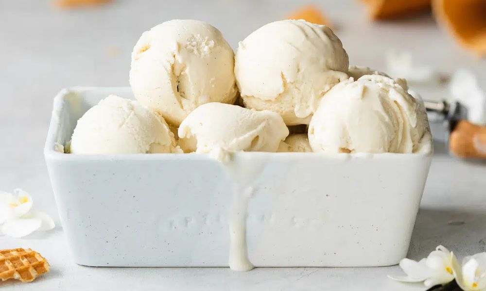 Recette de glace vegan à la vanille   